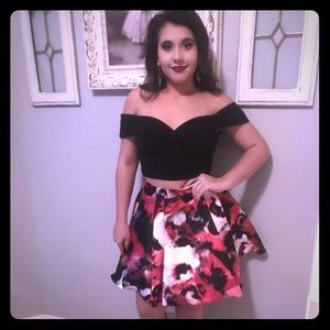 homecoming 2 piece dress
